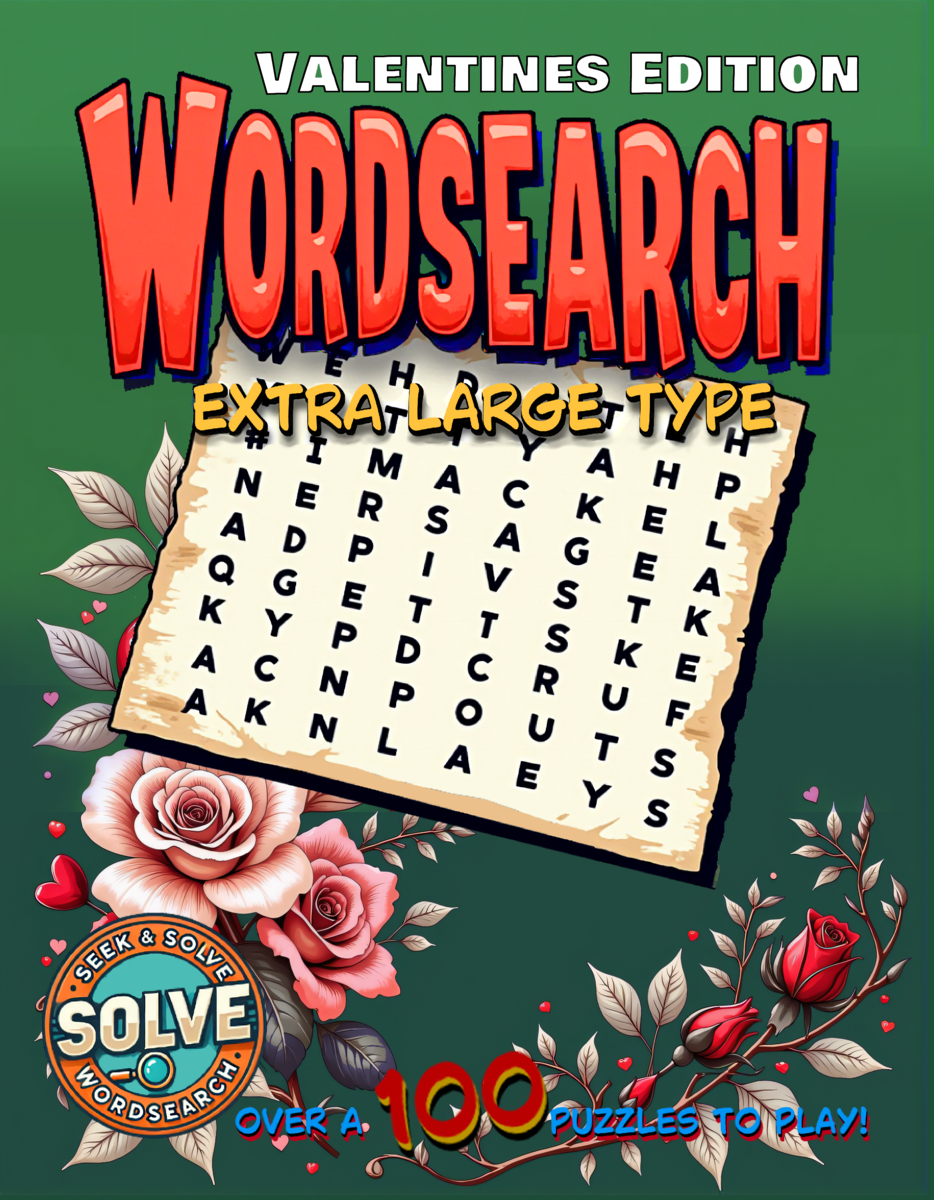 Valentine's Day Word Search Puzzle Book - Large Print